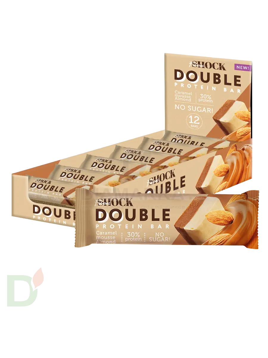 Батончик протеиновый FitnesShock Карамельный мусс с миндалем 40гр. в Ставрополе