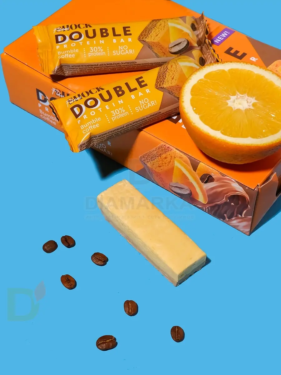 Батончик протеиновый FitnesShock Апельсиновый кофе 40гр. в Ставрополе