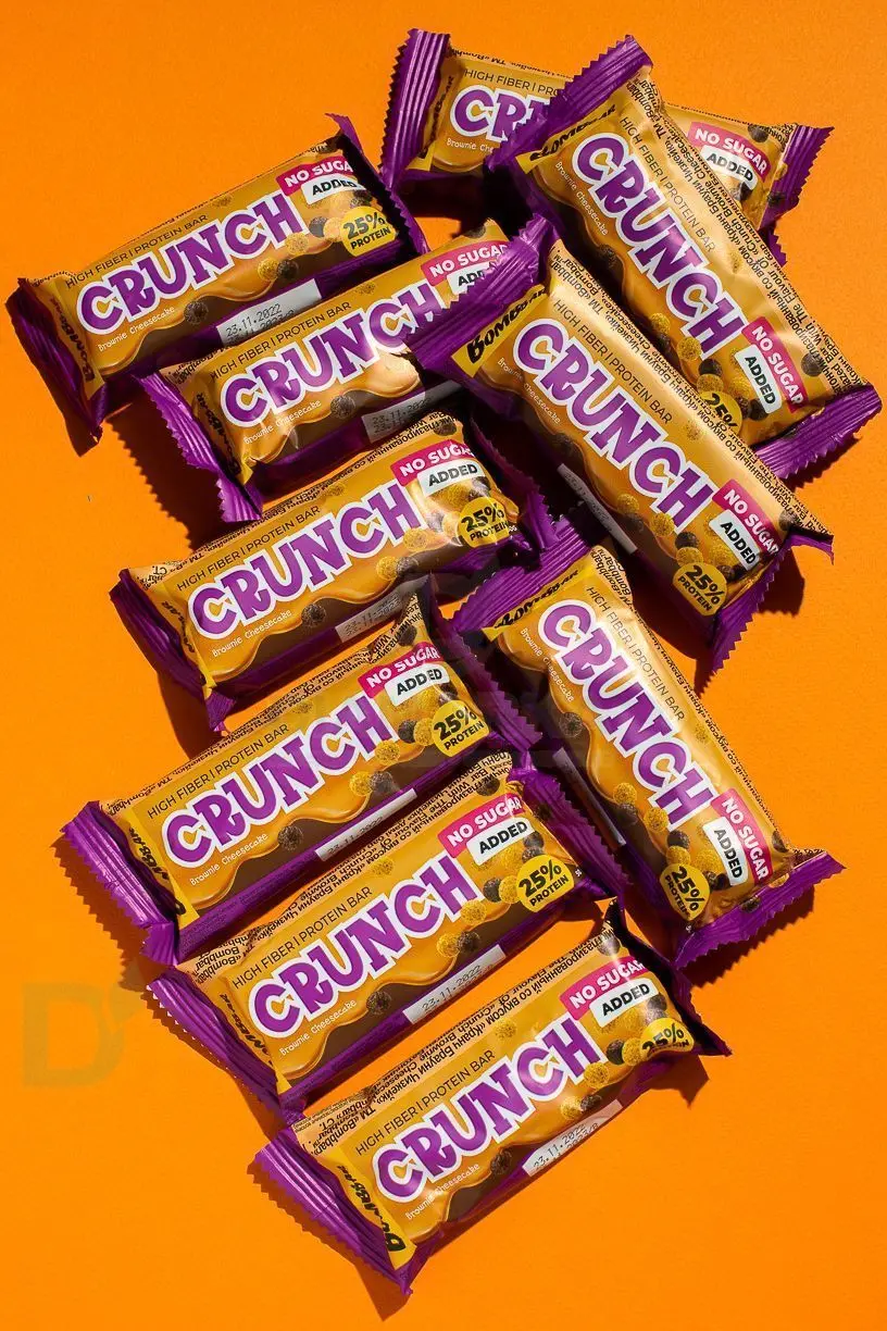 Батончик протеиновый BOMBBAR глазированный Кранч Ваниль Чизкейк 50гр. в Ставрополе