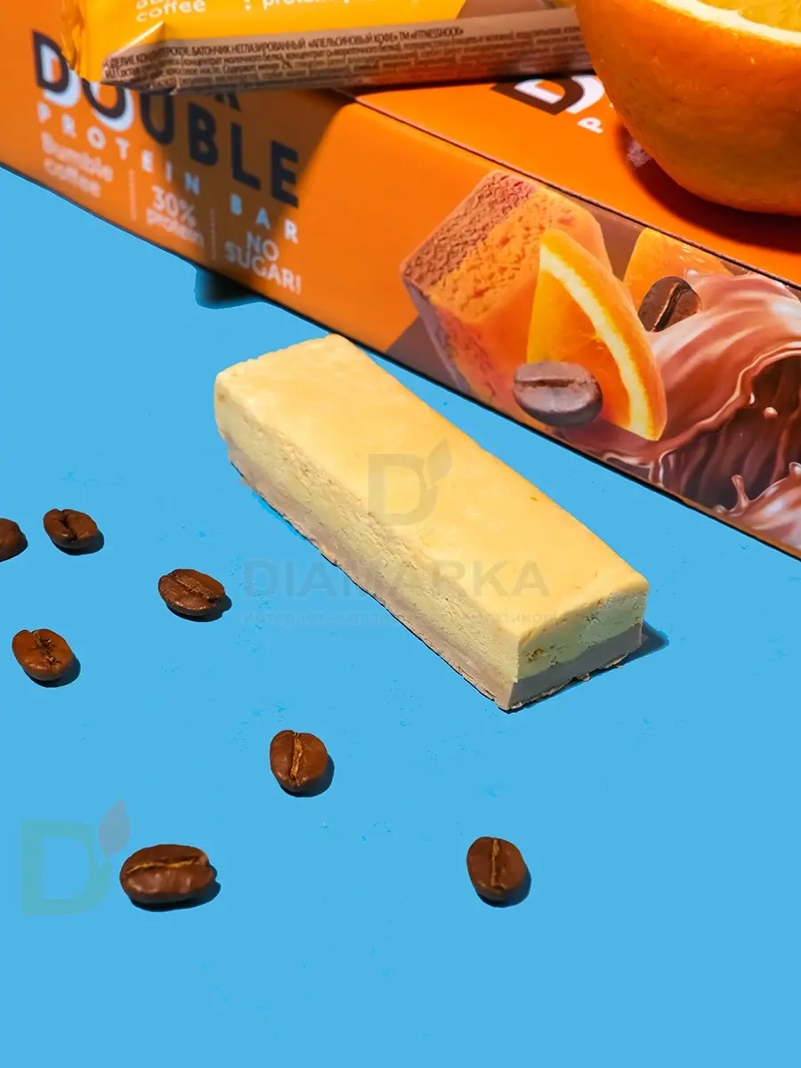 Батончик протеиновый FitnesShock Апельсиновый кофе 40гр. в Ставрополе