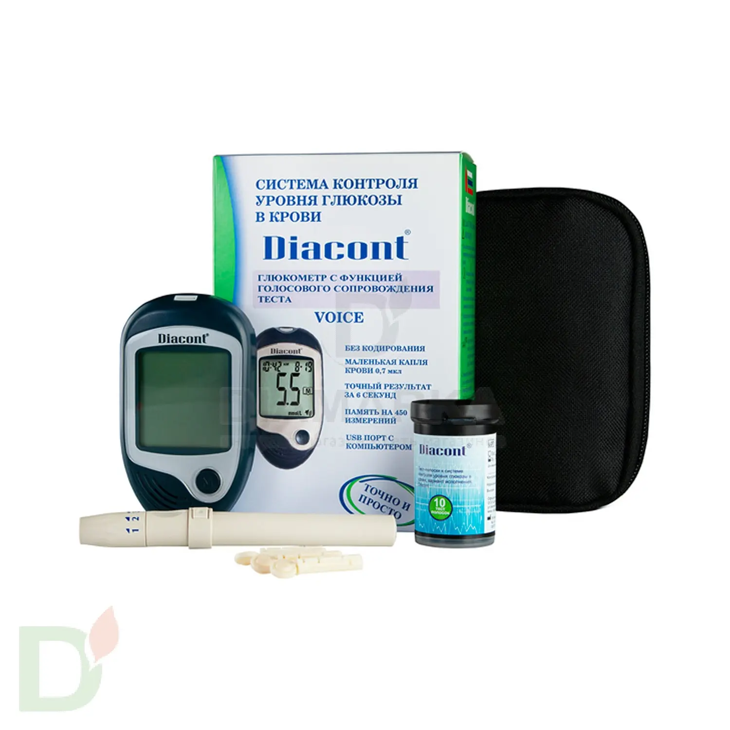 Глюкометр говорящий Diacont Voice в Ставрополе
