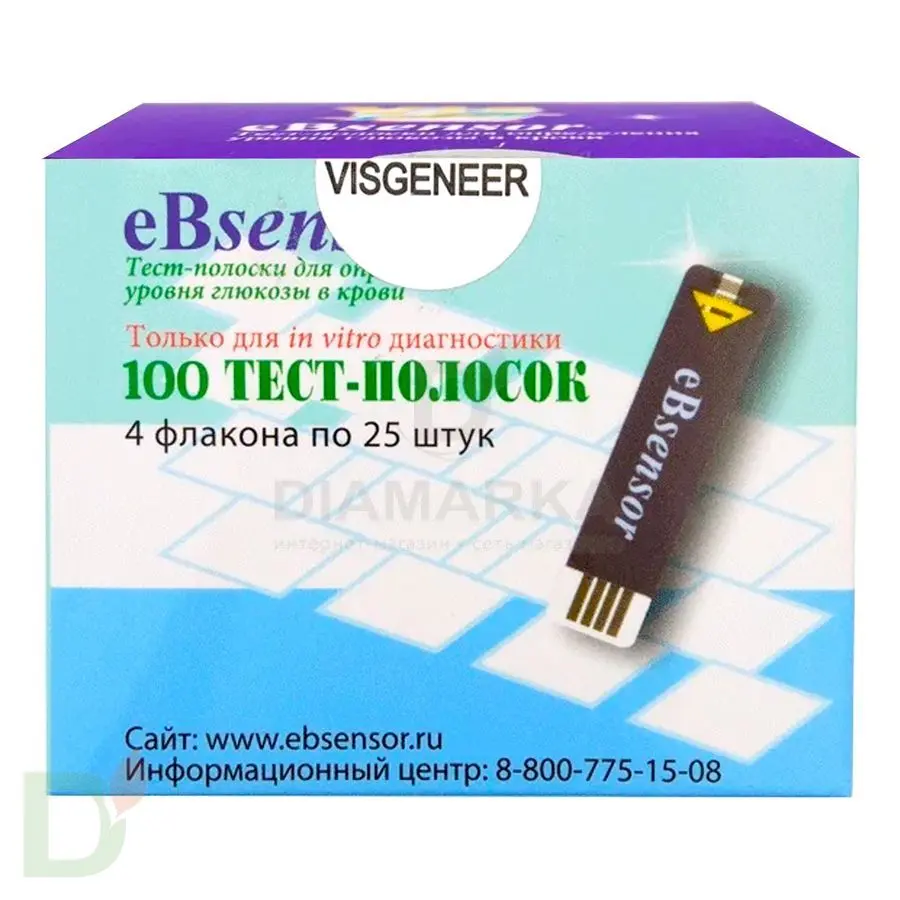 Тест-полоски еБсенсор (eBsensor) № 25