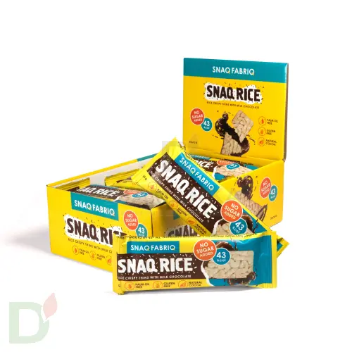 Батончик Snaq Fabriq рисовый глазированный молочным шоколадом, 10гр в Ставрополе
