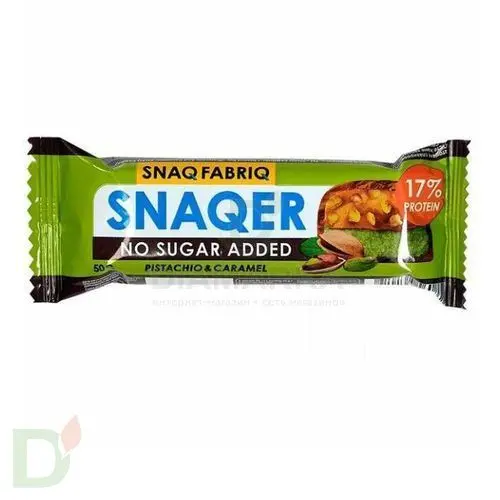 Батончик Snaq Fabriq глазированный Фисташка и карамель 50гр. в Ставрополе
