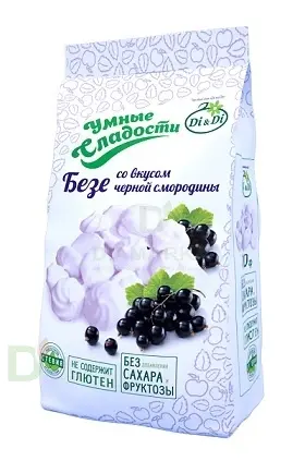 Безе без сахара Умные сладости Чёрная смородина 70гр. в Ставрополе