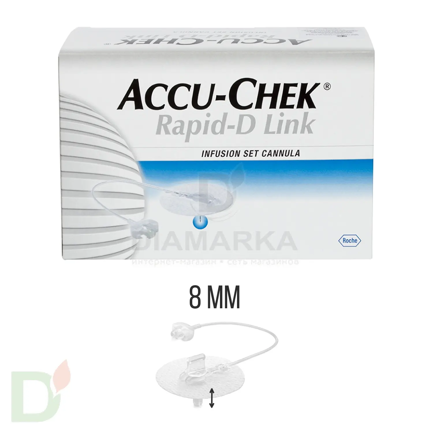 Акку-Чек Репид-Д Линк, игла 8 мм, 1 шт. в Ставрополе
