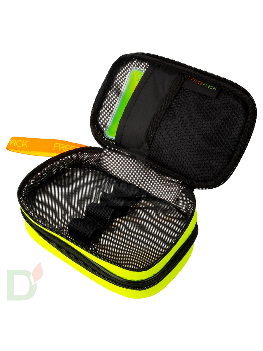 Термосумка (органайзер) FREEPACK д/4х ручек и средств самоконтроля лайм (с гелевым пакетом)
