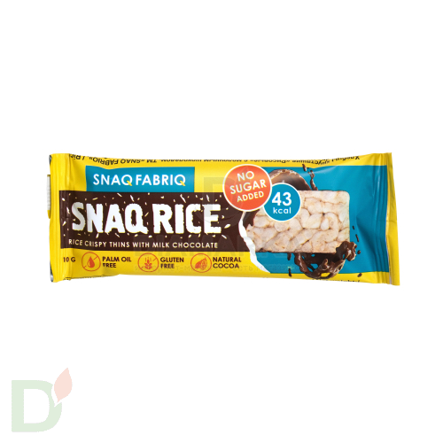 Батончик Snaq Fabriq рисовый глазированный молочным шоколадом, 10гр в Ставрополе