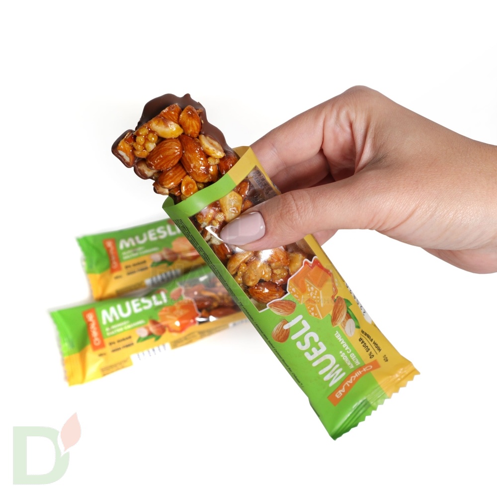 Батончик мюсли CHIKALAB миндальный с соленой карамелью 40 гр. в Ставрополе