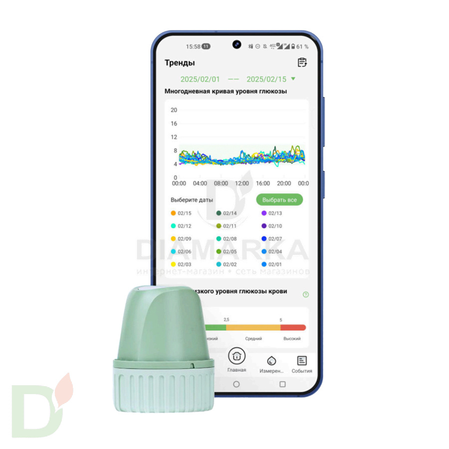 Датчик непрерывного мониторинга глюкозы Lumiflex Linx