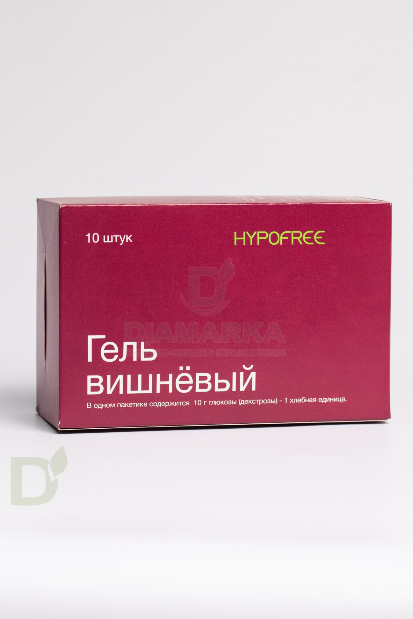 Гель HYPOFREE 1ХЕ Вишня, мягкая упаковка, 10 саше по 30мл