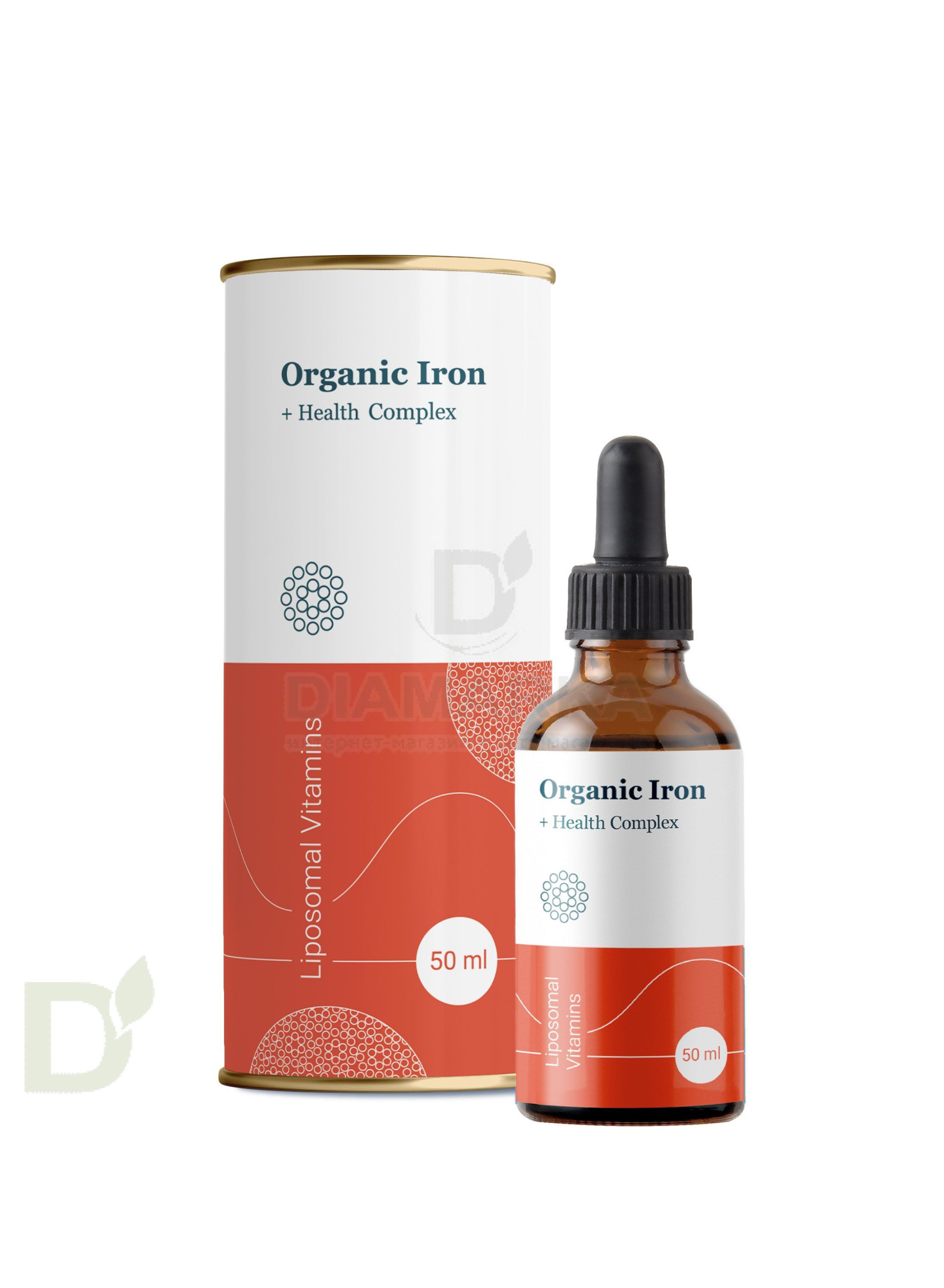 Витамины Liposomal Vitamins ORGANIC IRON 50мл флакон в Ставрополе