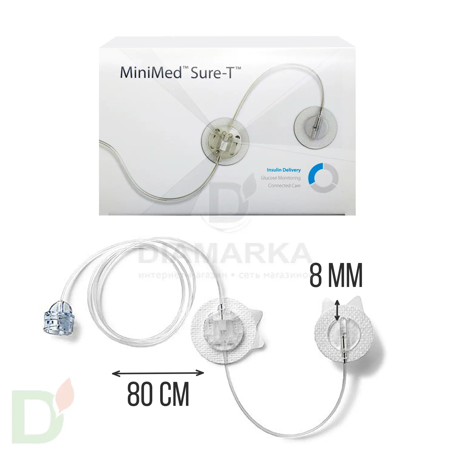 Катетер Sure-T / Шуа-Ти, 8/80 (MMT- 876), 1 шт.