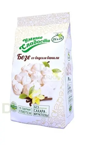 Безе без сахара Умные сладости Ваниль 70гр. в Ставрополе