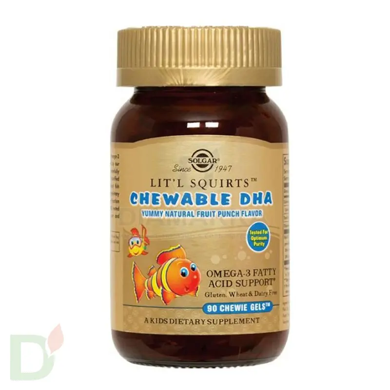 Витамины для детей Солгар Золотые рыбки ПНЖК Омега-3 (ДГК и ЭПК), 90 капс. в Ставрополе