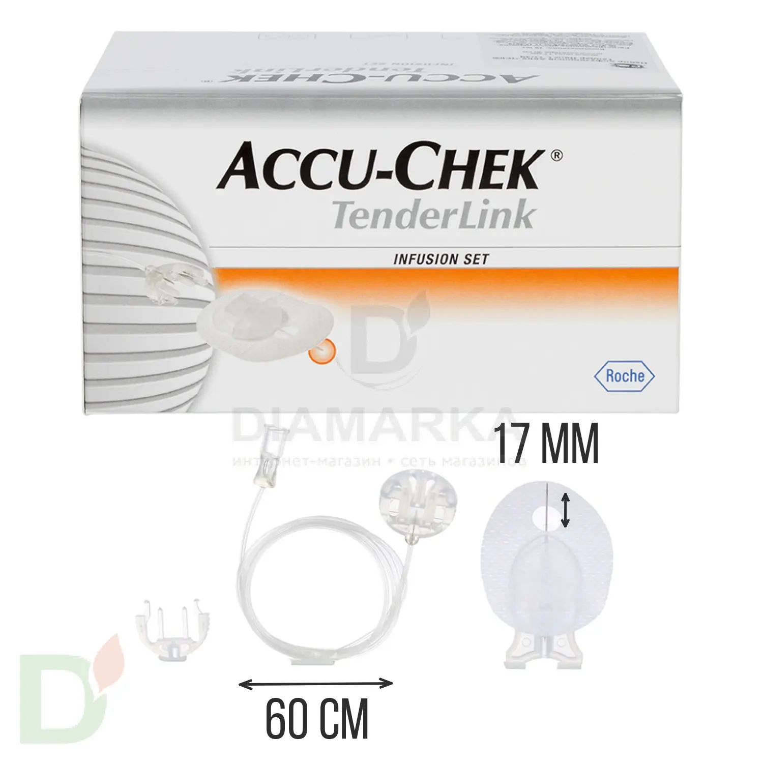Акку-Чек ТендерЛинк 17/60, инфузионный набор, 1 шт. в Ставрополе