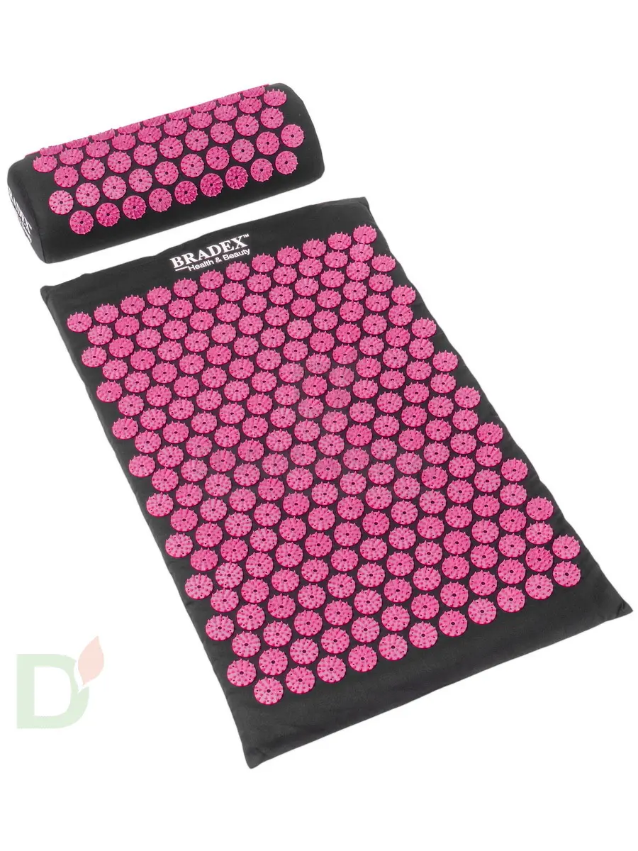 Набор массажный акупунктурный Нирвана Bradex 65*40см (коврик, подушка, сумка)