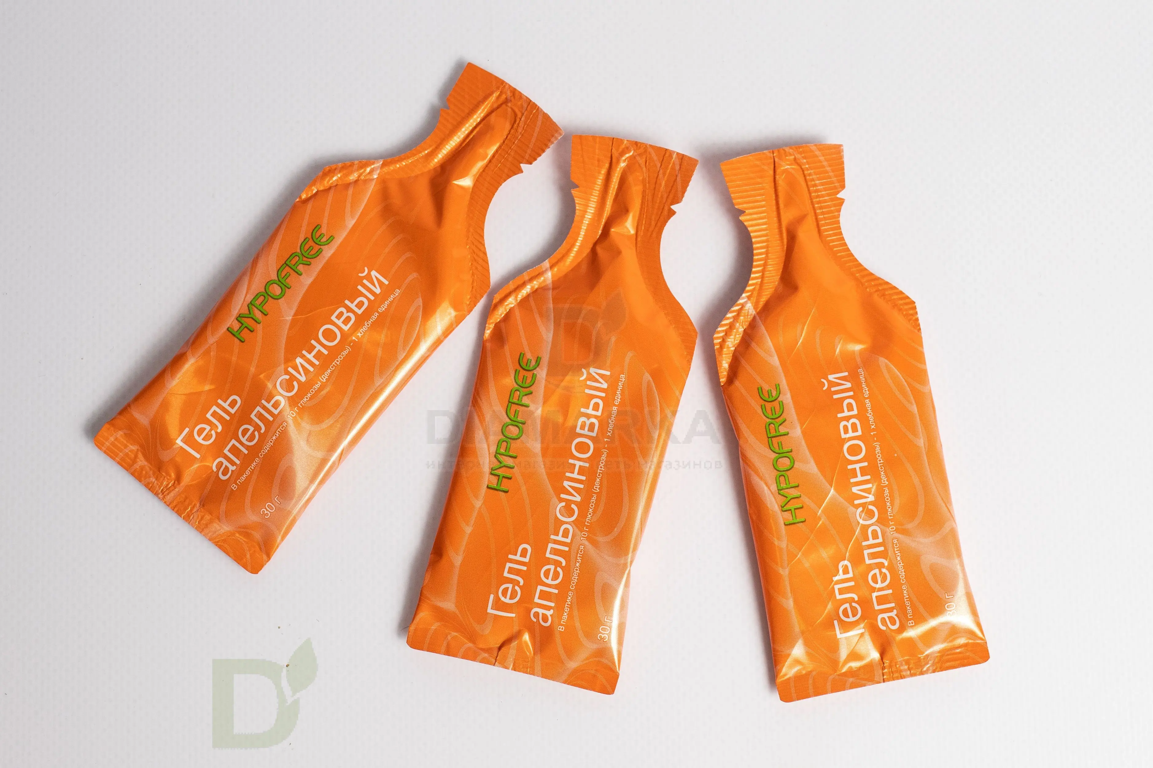 Гель HYPOFREE 1ХЕ Апельсин, мягкая упаковка, 10 саше по 30мл в Ставрополе
