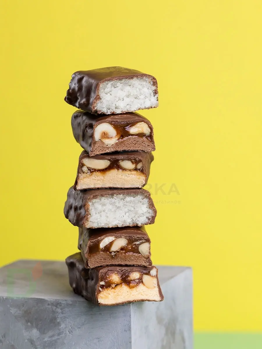 Батончик протеиновый FitnesShock Соленая карамель-Арахис 50гр. в Ставрополе