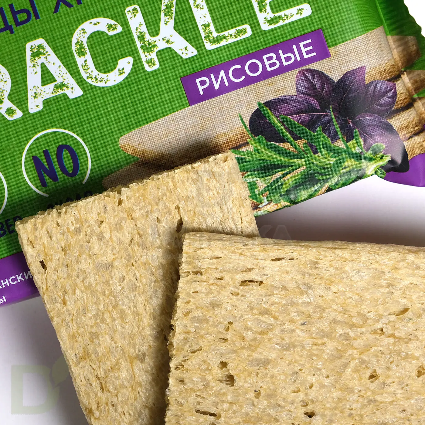 Хлебцы хрустящие рисовые Bombbar Прованские травы 60гр.