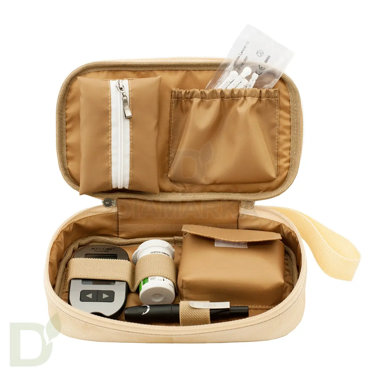 Сумка для диапринадлежностей ТРЕВЕЛ бежевая