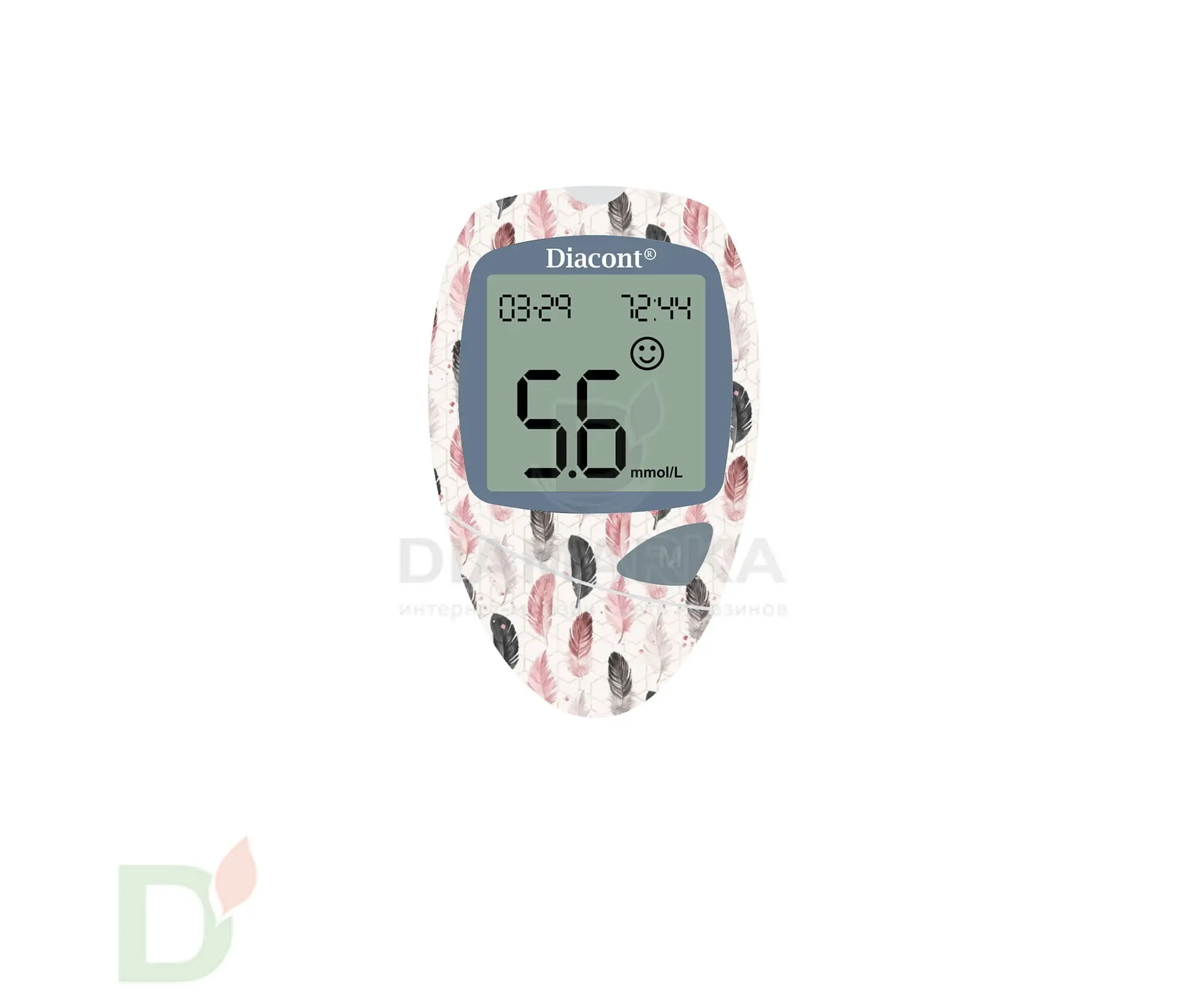 Наклейка на глюкометр Диаконт